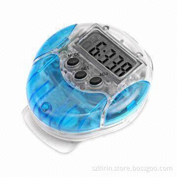 Digital Pedometer, 1 to 39,999 Step Count, Counts Calorie and Distance, Multifunctional